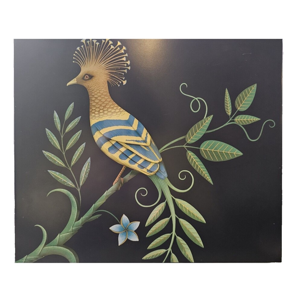Marks And Spencer Biscuit Tin Tropical Bird Limited Edition Beautiful Artistry